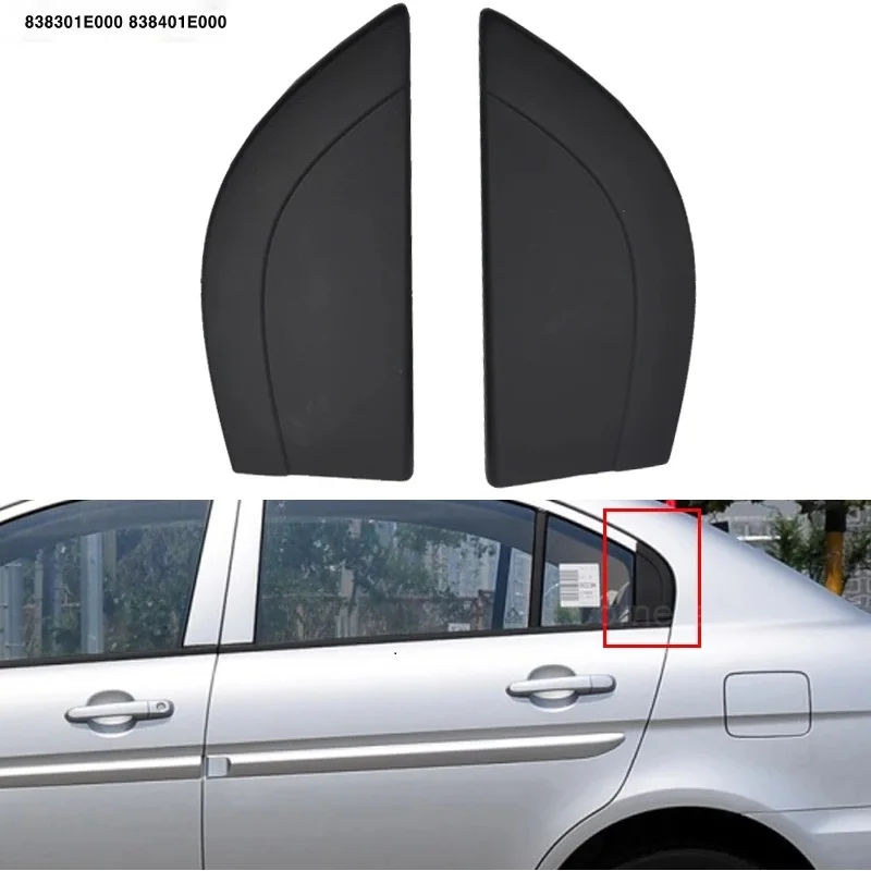 

For Hyundai Accent 2006 2007 2008 2009 Trunk Lids Car Exterior Rear Door Trim Triangle Molding Assembly 838301E000 838401E000