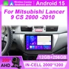 Pour Mitsubishi Lancer 9 CS 2000 -2010 lecteur de Navigation multimédia Android Auto Carplay écran tactile 2Din unité principale stéréo Wifi 1