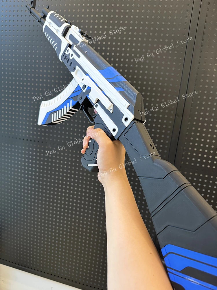 87cm/34.25in AK 3D Print Customized Toy Gun God Of Fire Katana Model Props Game Peripherals Party Supplies Cosplay Birthday Gift