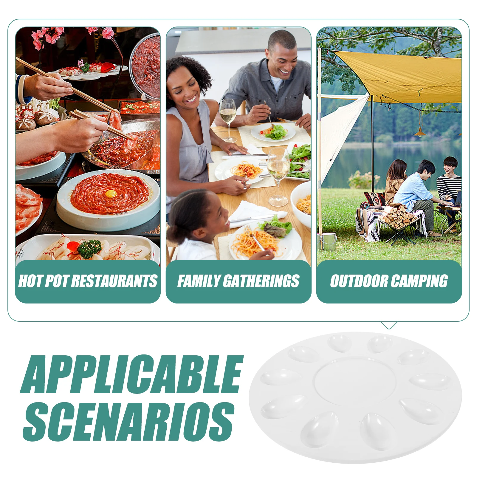 

Deviled Egg Platter Egg Storage Rack Practical Design Simple Style Multiuse Charcuterie Board Cheese Platter Home Supply