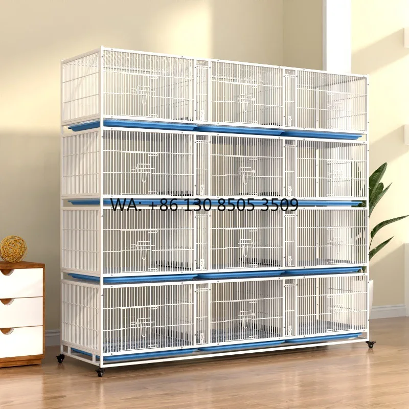 

2.1m 4-Tier Metal Iron Wire Galvanized Pipe Racing Pigeon Cage for Breeding and Training Birds Quality Bird Supplies