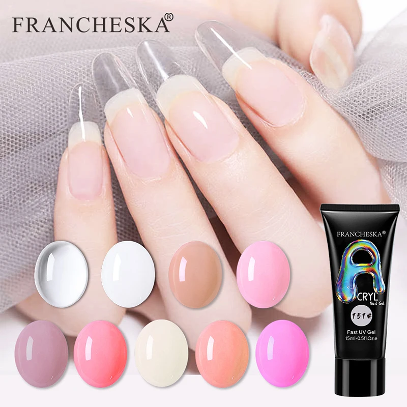 Nail Gel Long-lasting Mess-free Extend And Strengthen Your Nails Easily Nail Extension Gel Must-have Beauty Item Soft Tube