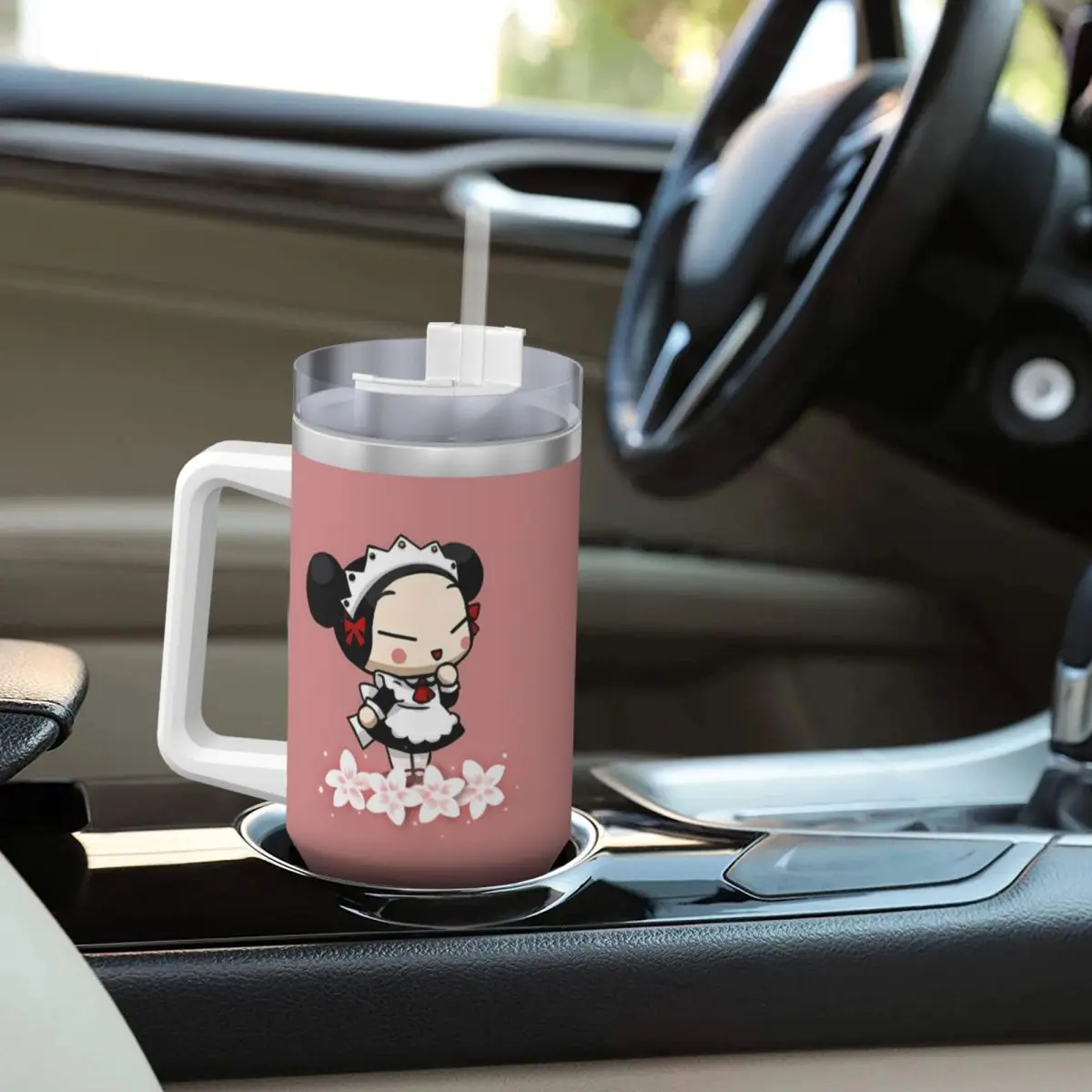 Pucca Bride Tumbler Cold Drink Water Bottle Portable Stainless