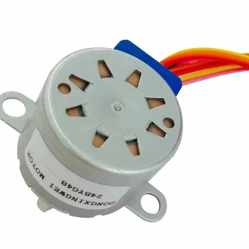 24BYG48 64:1 DC 5V CNC モーター減速ステッピングステッピングモーター 24BYJ48 ステップモーターライン 13 センチメートル