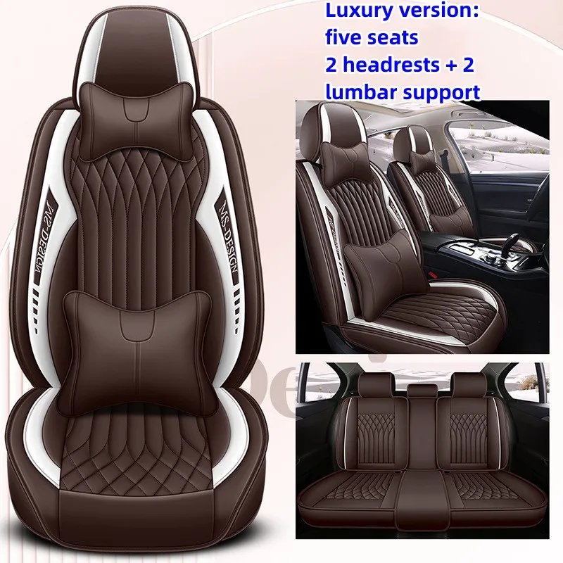 

NEW Luxury Full Coverage Car Seat Covers For Toyota RAV4 Corolla Yaris Prius Camry Auto Protector Winter Interior Accessories