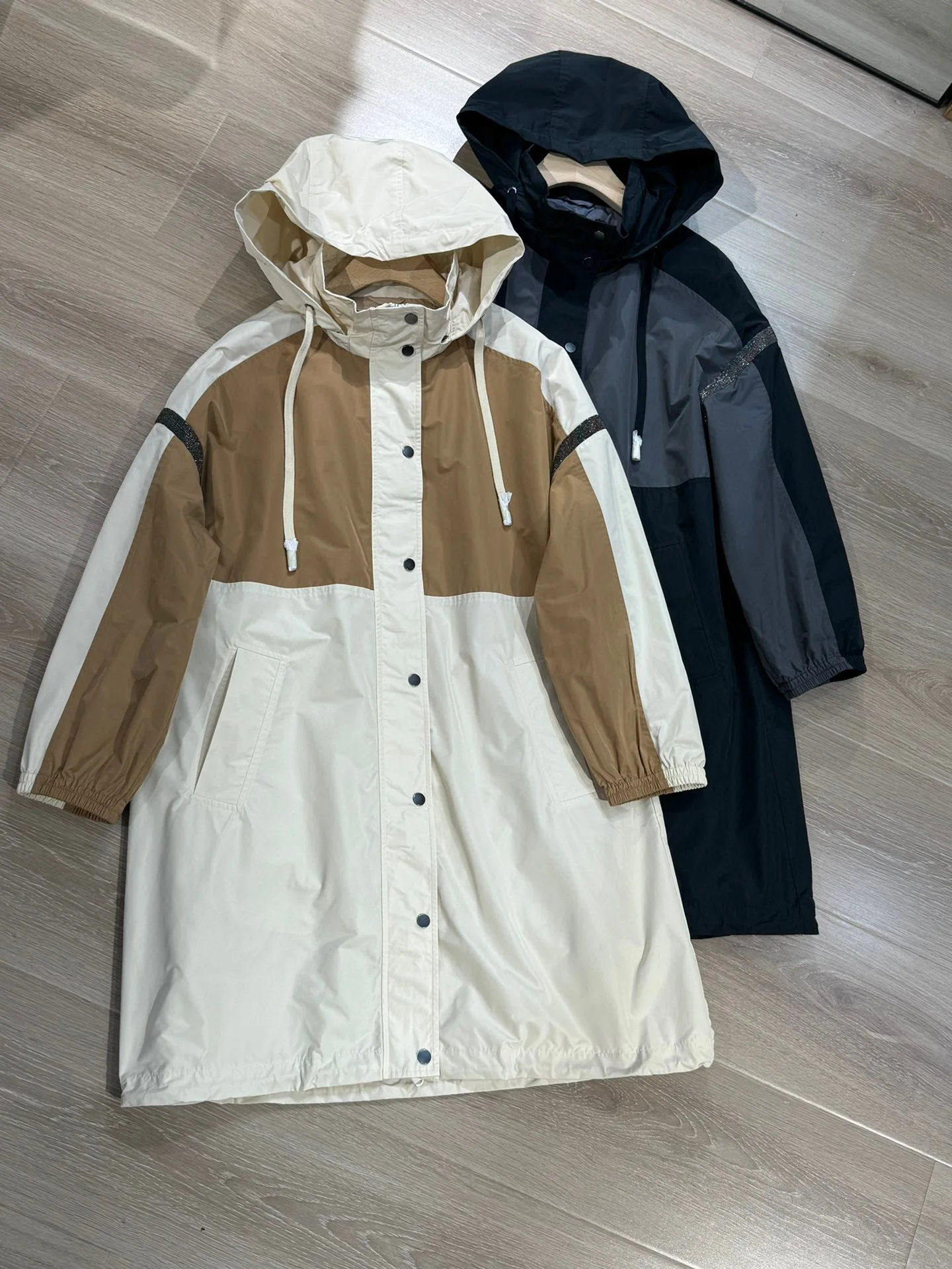 

High quality 2024 spring summer collection hooded loose trench