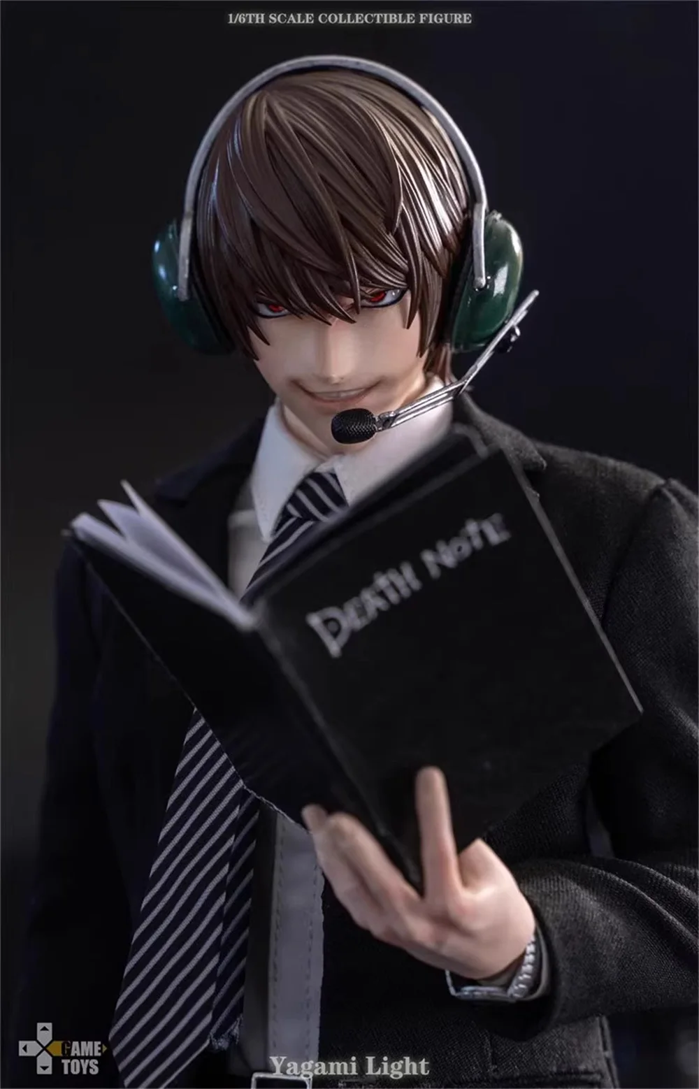 1/6th GAMETOYS Death Note Cartoon Style Head Sculpture Carving 2 Version For 12" Action Figure Colletable DIY