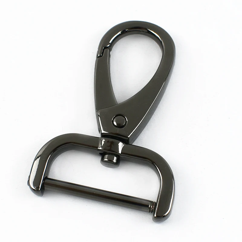 5 Stück abnehmbare Taschenschnallen für Riemen 13–38 mm, drehbarer Karabinerverschluss aus Metall, Gürtel, Gurtband, Auslöser, Karabinerhaken, DIY-Zubehör