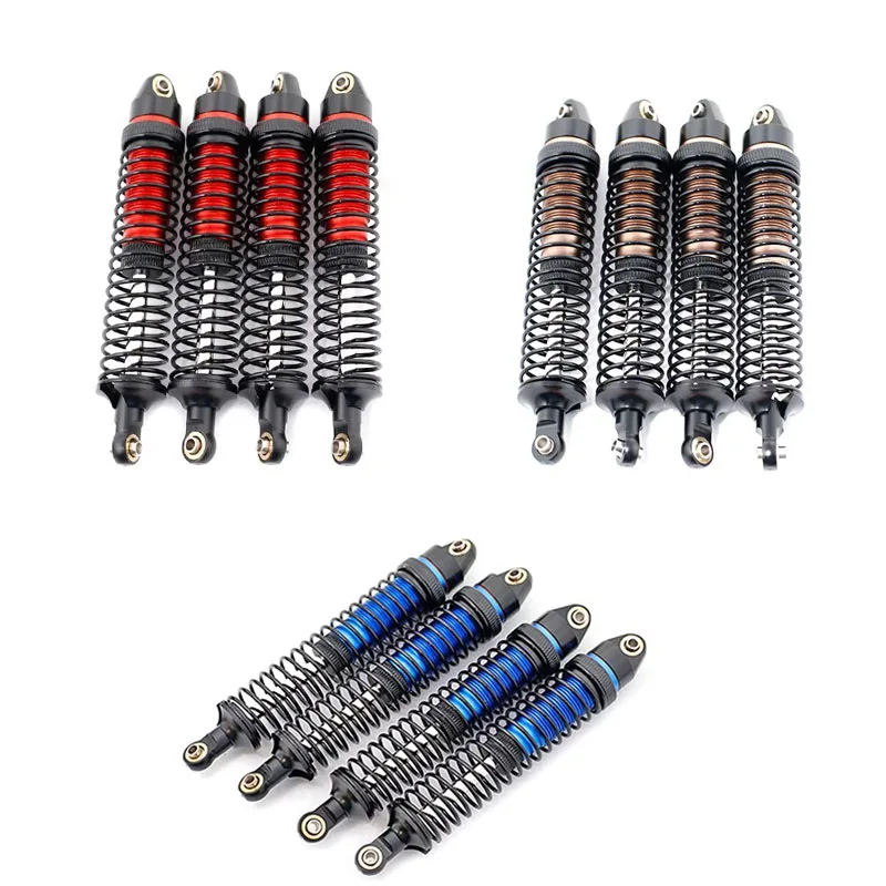 Yikong YK4083 4082 4102 4103 MJX H8H Remote control car metal upgrade accessories 4pc 120mm Shock absorber Rc Modified parts