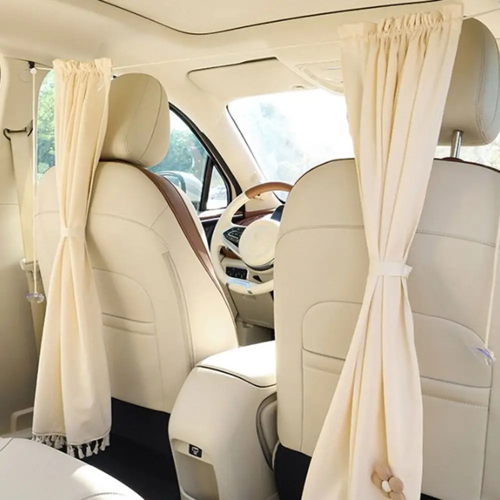 

Car Divider Curtains Car Privacy Divider Curtains Front and Rear Split Push-Pull Curtains Sun Shades Anti-Peep Curtains