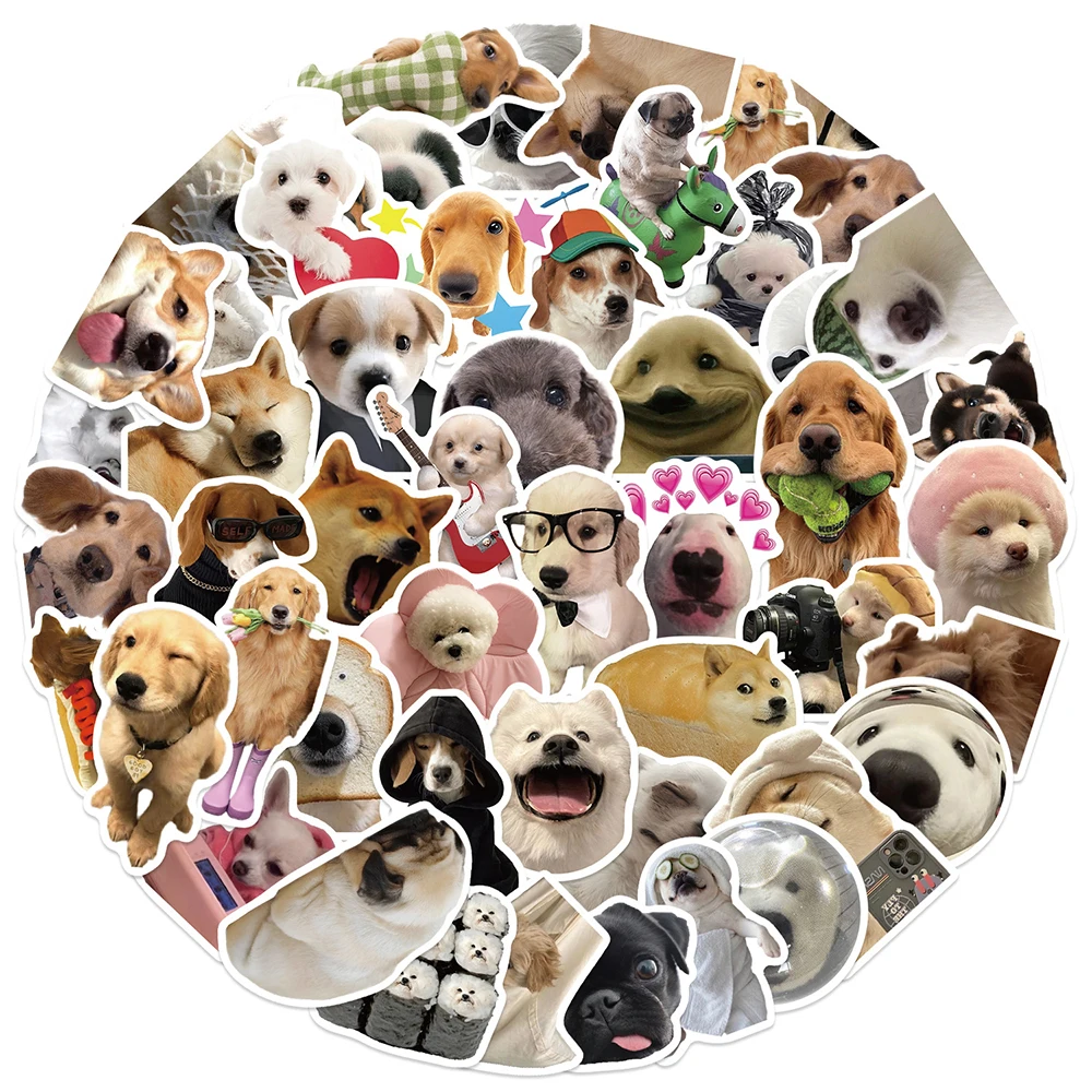 10/30/50 Stück Kawaii Cartoon Hunde Tier Meme Graffiti Aufkleber Lustige Aufkleber Diy Laptop Telefon Fahrrad Kühlschrank Scrapbooking Aufkleber