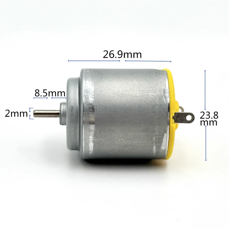 

RP260-CN/2295 Mini R260 Motor DC 3.7V 5V 6V 7.4V 17000RPM High Speed Carbon Brush Mini 24mm Electric Motor DIY RC Toy Car Model