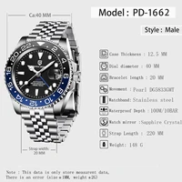 PAGANI DESIGN 40MM GMT Watches for Men Luxury Sapphire AR Mechanical Watch Ceramic Bezel Automatic 100M Waterproof Gift watch photo 6