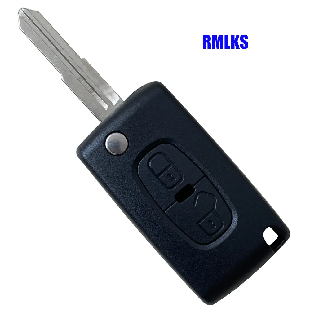 FOR Peugeot 4007 ET 4008 For Citroen C-Crosser C4 Aircross Flip Remote Key Case Shell Fob MIT11R Blade For Mitsubishi CE1731