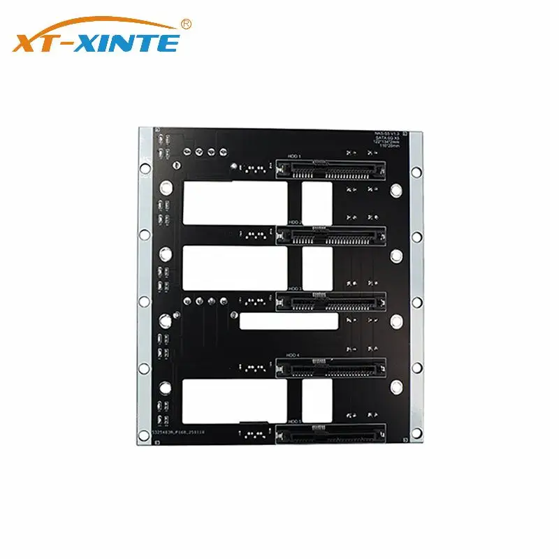 Dual/Triple/4/5-Bay SATA Hard Drive Backplane NAS Enclosure Adapter Plate SATA 6G Large 4D Power Supply Storage Server Backplane