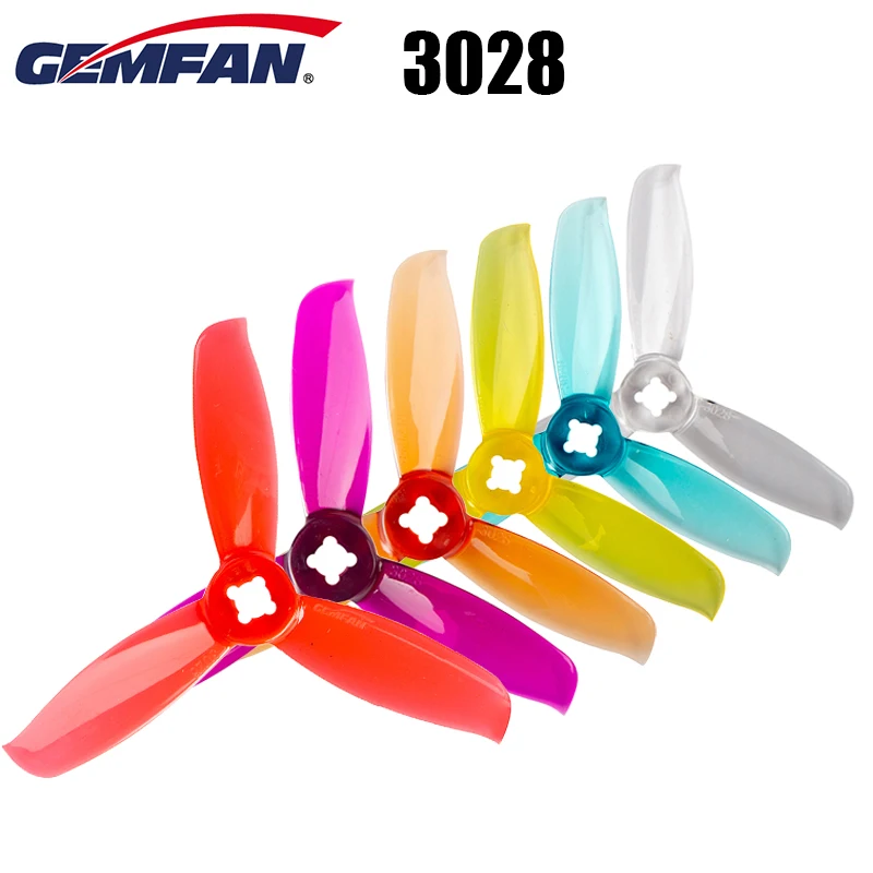 

8 pairs GEMFAN Windancer 3028 3 inch 3-Blade CW CCW PC Propeller FPV Propeller Mini Props For 3inch FPV RC Racing Drone