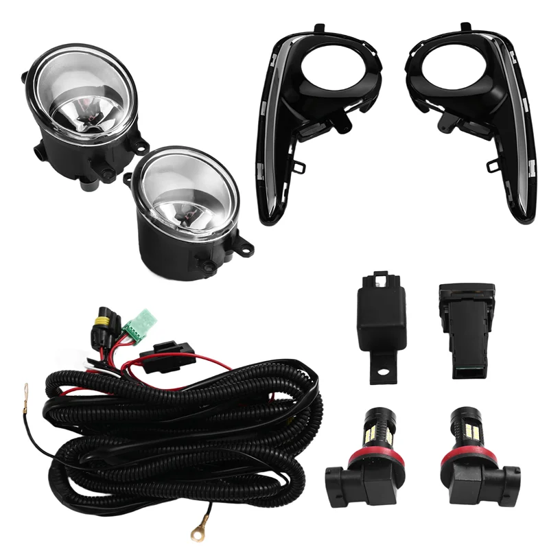 

A33K-Fog Light Set Assembly Front Bumper Light For Toyota Yaris 2018-2020 Car Accessories