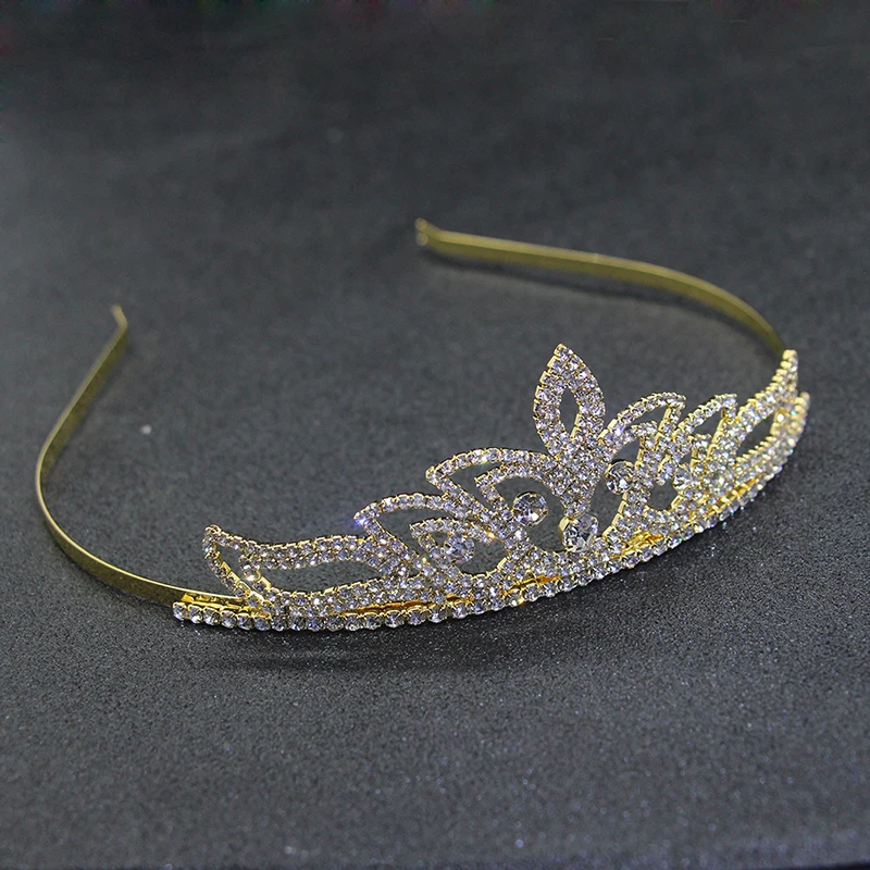 ZANLLOY Fashion Rhinestone Princess Crown Wedding Prom Hair Accessories Bridal Tiaras Birthday Party Headwear Gifts