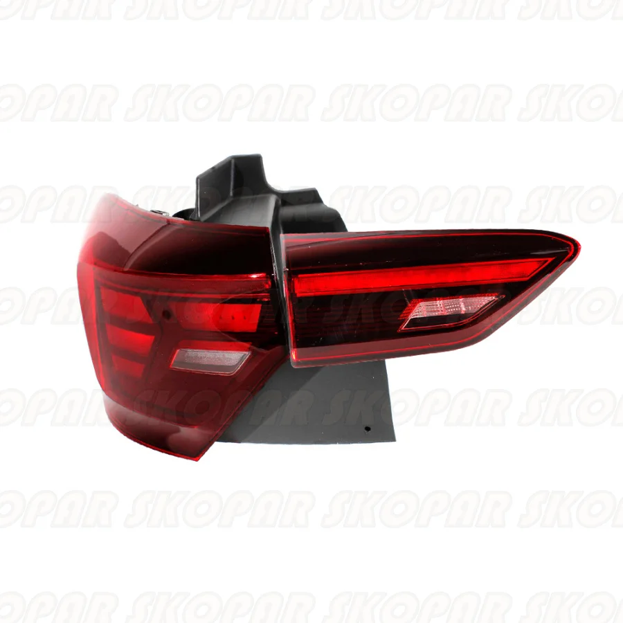 LED Tail Light For VW Polo Hatchback 2023 2024 4 Pcs Rear Lamp Brake light Turn Signal Car accessories 5