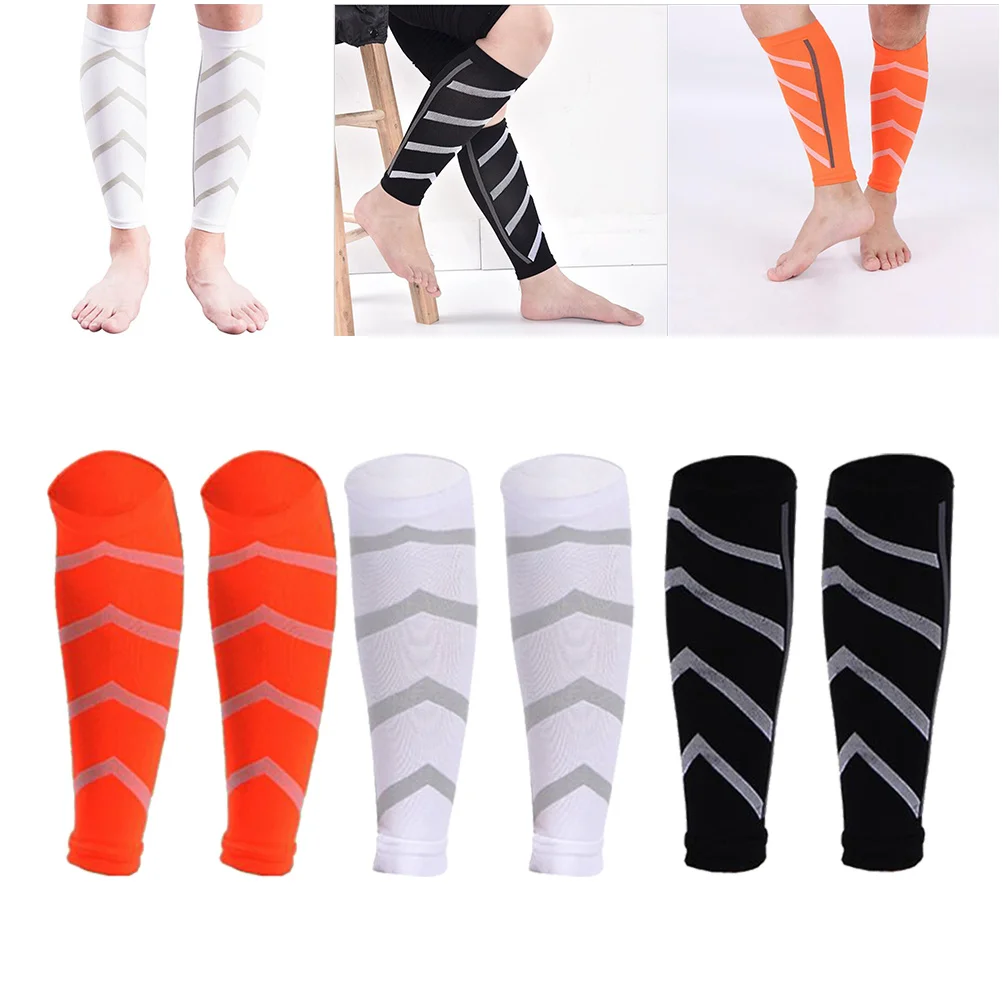 

3Pairs Calf Guard Socks Premium Compression Fabric Moisture Wicking Leg Protector for Long Standing Workouts Jogging Maternity