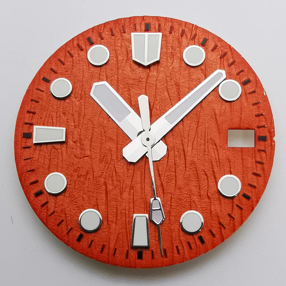 

28,5 мм стерильные белые, синие, желтые, красные, зеленые светящиеся стрелки циферблата часов подходят для механизма nh35