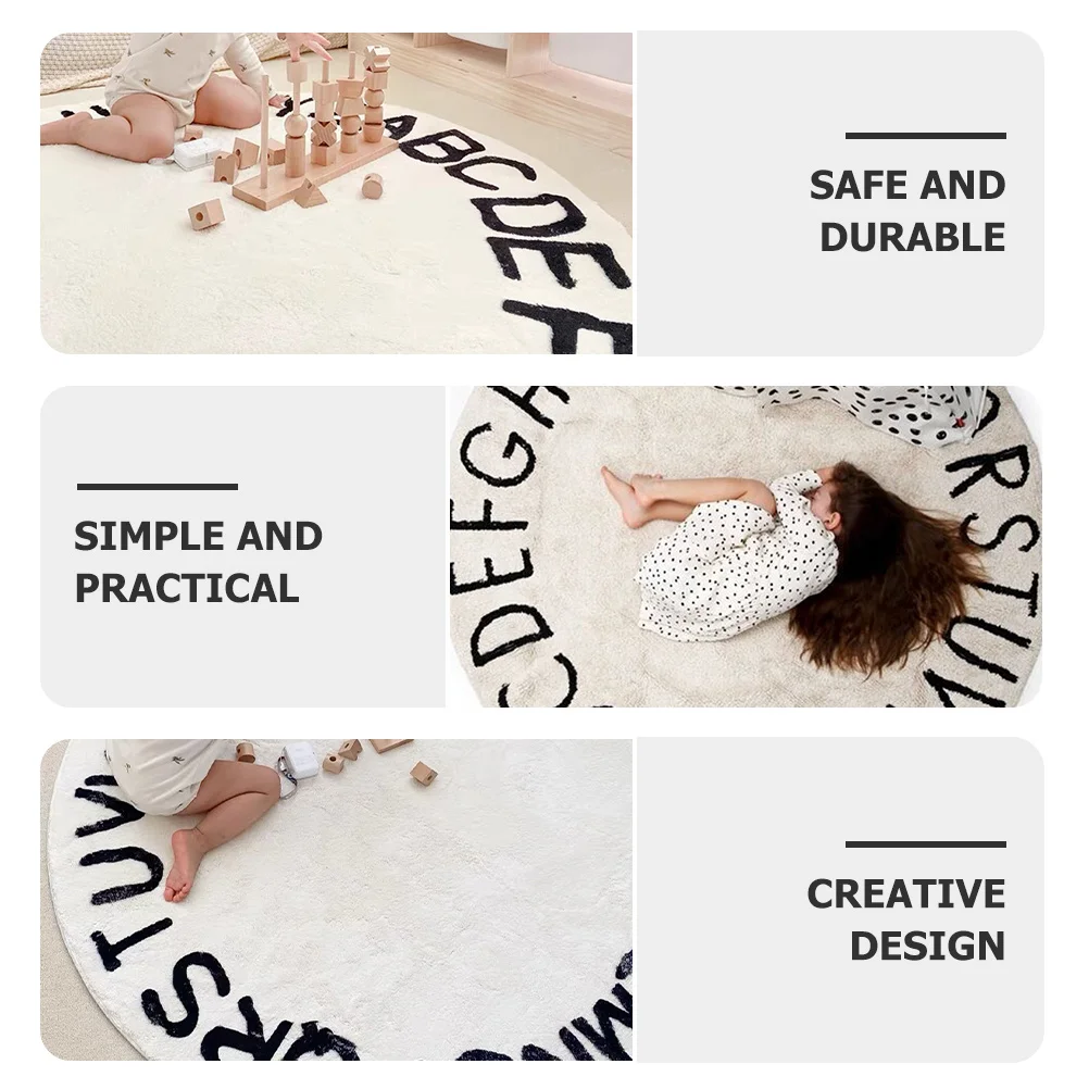 

Round Area Rug Non Slip Floor Mat for Home Bedroom Living Room Decorative Cushion Room Area Rug