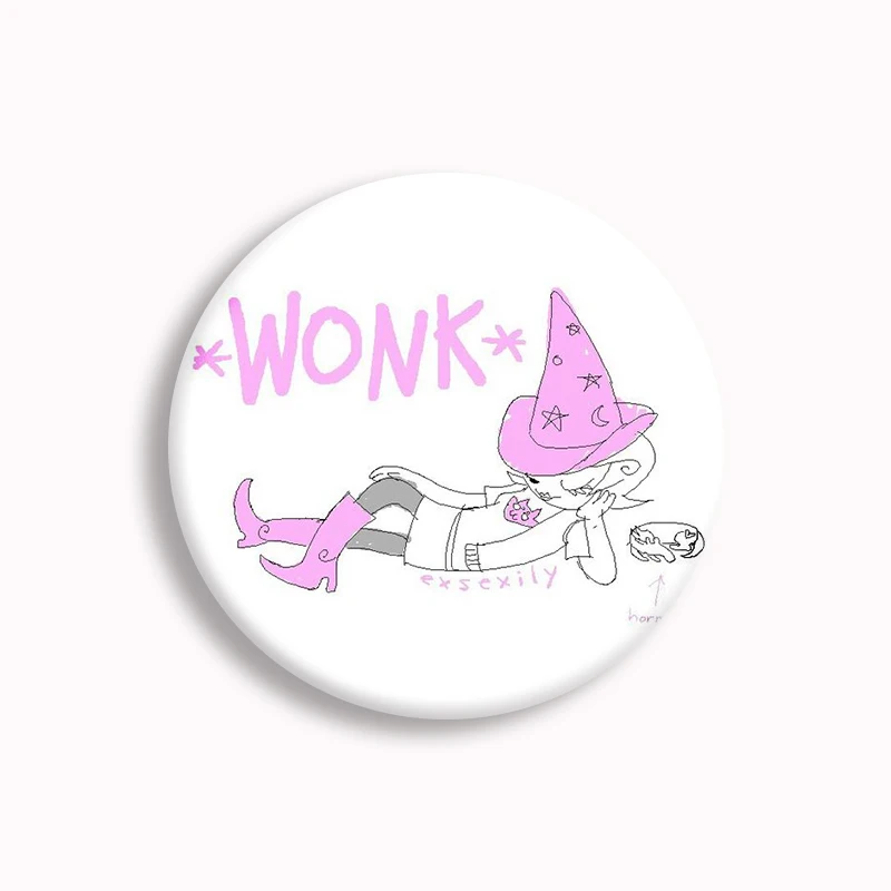 Roxy Lalonde Cartoon Button Pin Creative Anime Characte Meme Brooch Bag Decor Badge Fans Collect Friends Gifts