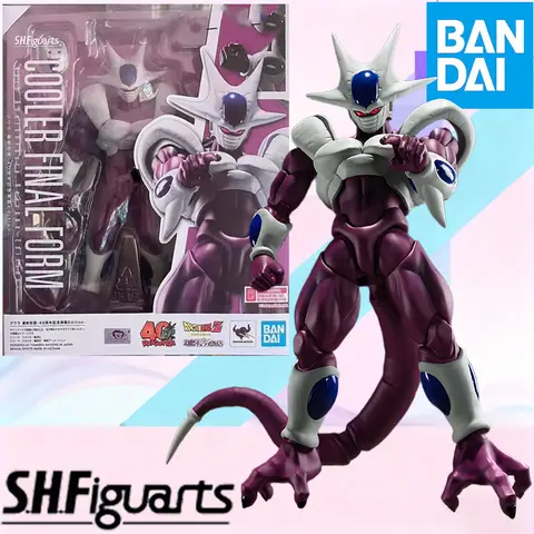 Low price In Stock BANDAI Original S.H.Figuarts DRAGON BALL SON GOKU COOLER FINAL FORM 40TH SHF Action Figure Model Gift for Kid