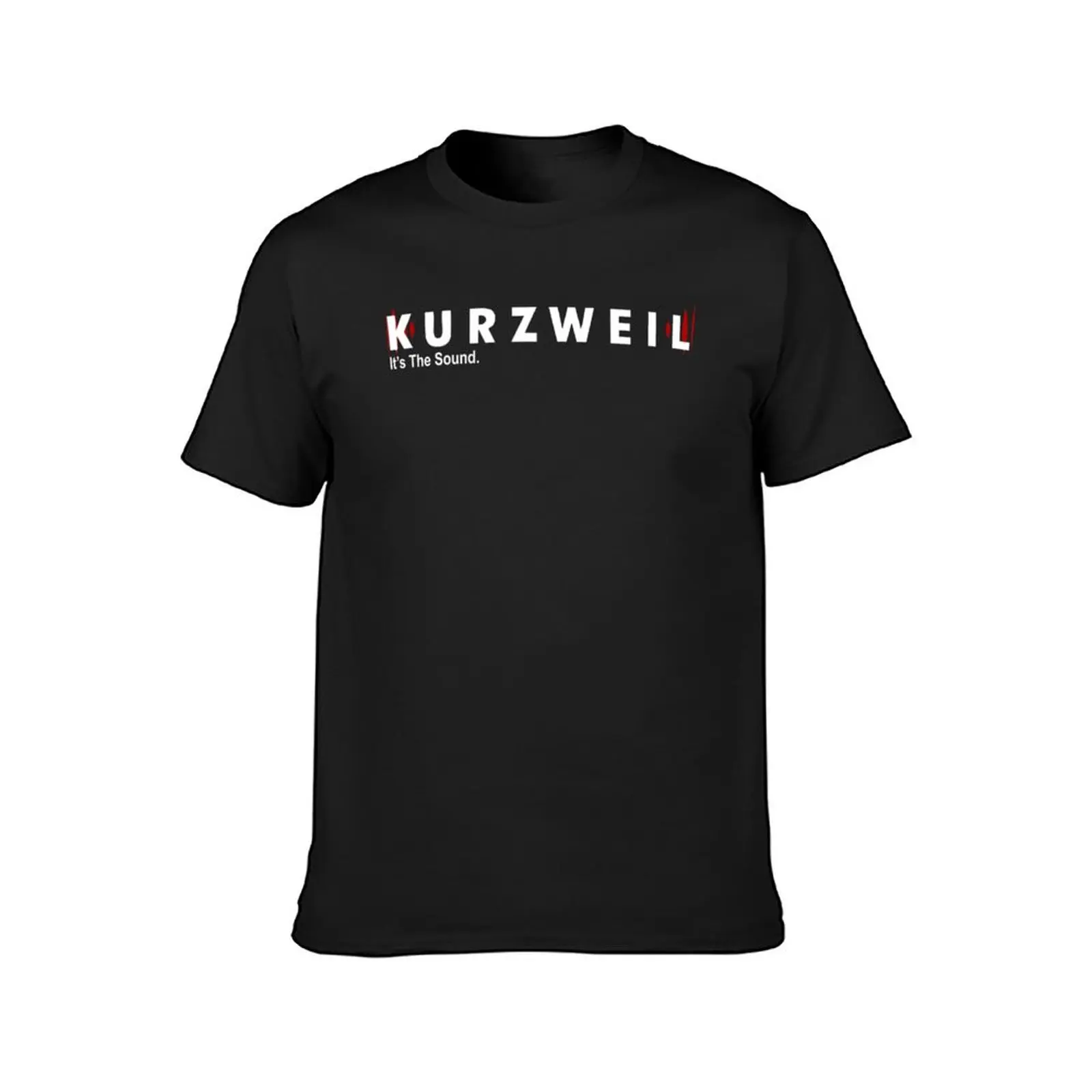 Awesome Bold Kurzweil Logo Essential Design T-Shirt customizeds summer tops anime funny t shirts for men