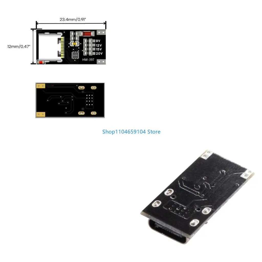 

PD/QC3.0 USB Decoy Board USB Fast Trigger Board for Router and Modem Powering Convenient