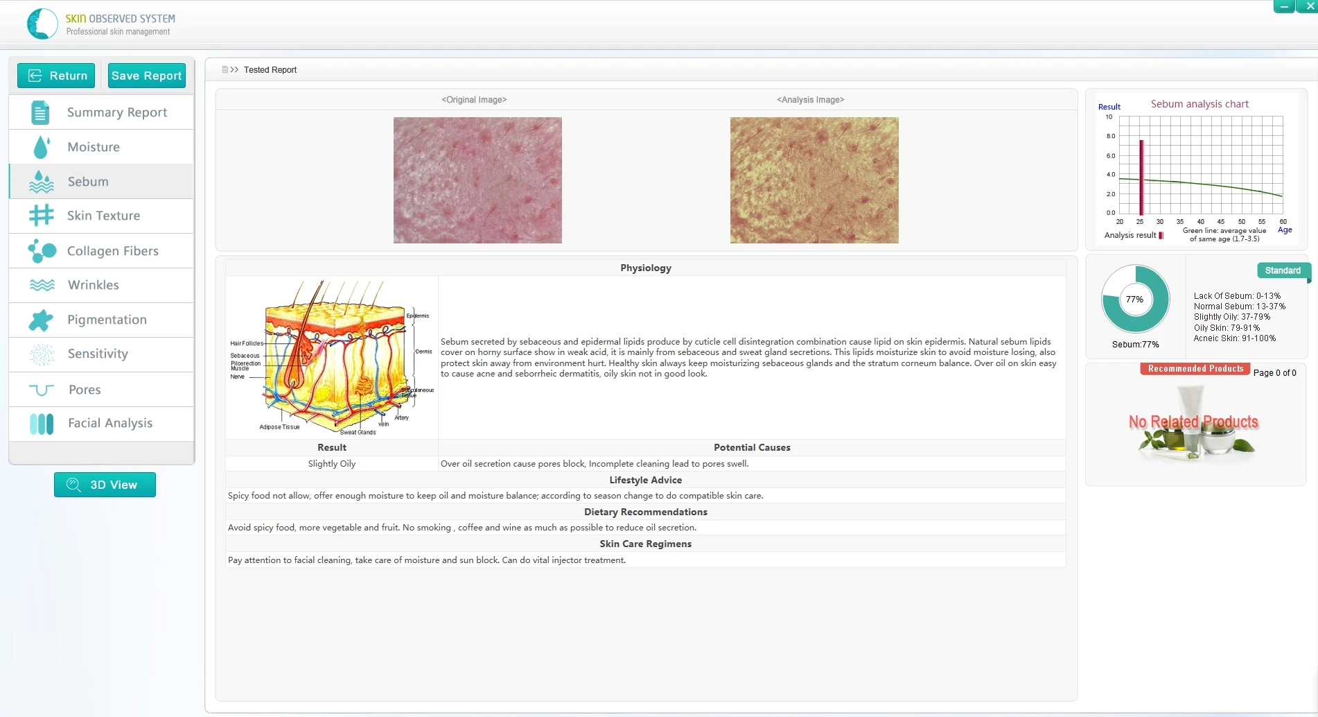 Fabrieksgroothandel High-Definition Detector Huidverzorging Schoonheidsinstrument Intelligente digitale huidanalysator