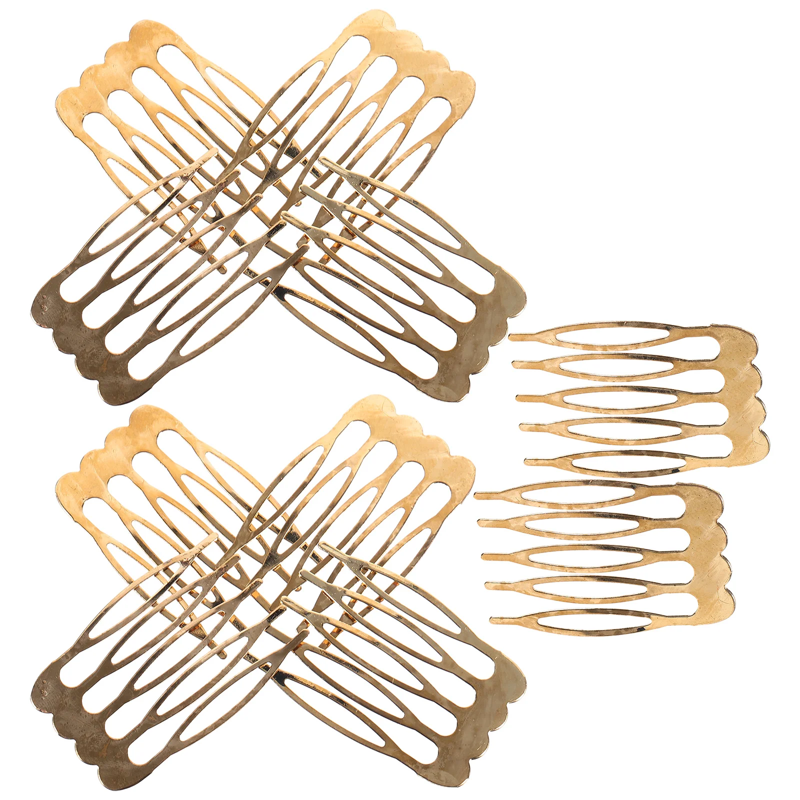 

10 Pcs Five-tooth Hair Comb Slides Combs for Women Side Clips Headgear Accessories