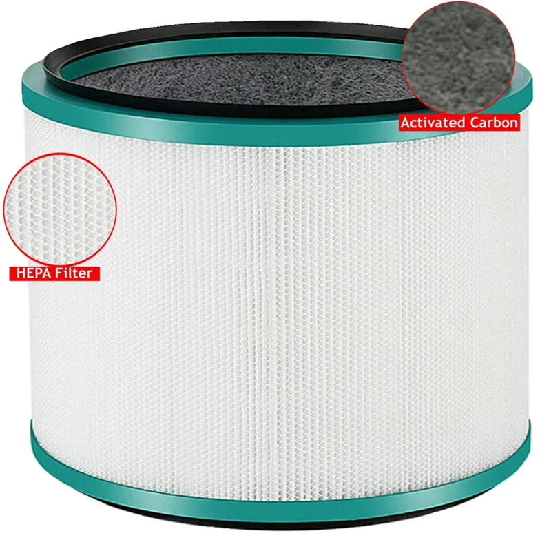 Hepa Filter Compatible for Dyson HP00/HP01/HP02/HP03/DP01/DP03 Pure Cool Fan Air Purifier 2PCS