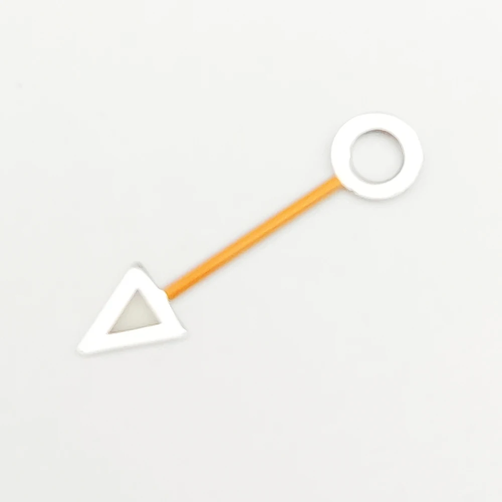 Синие светящиеся часы, аксессуары для стрелок, часы с механизмом 3804, иглы GMT, четыре руки, секундная стрелка