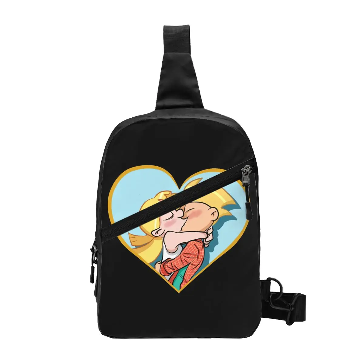 

Customized Helga Pataki Sling Bag Men Cool Hey Arnold Anime Animation Shoulder Chest Crossbody Backpack Cycling Camping Daypack