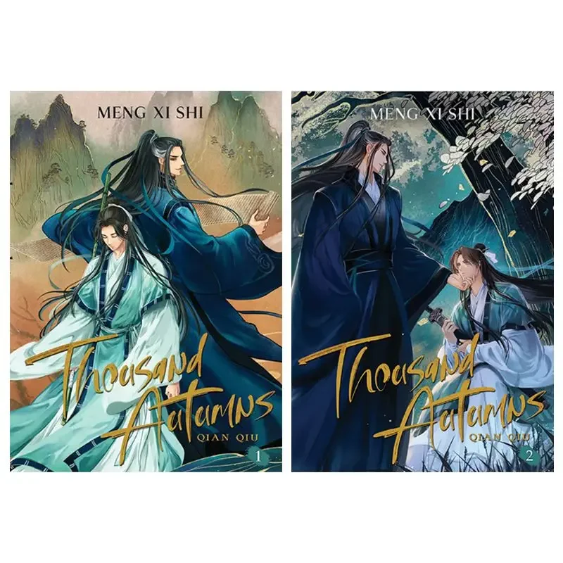 

Qian Qiu English Comic Novel Thousand Autumns Volume 1-4 English Version of Ancient Chinese Romance Novels Manga Book