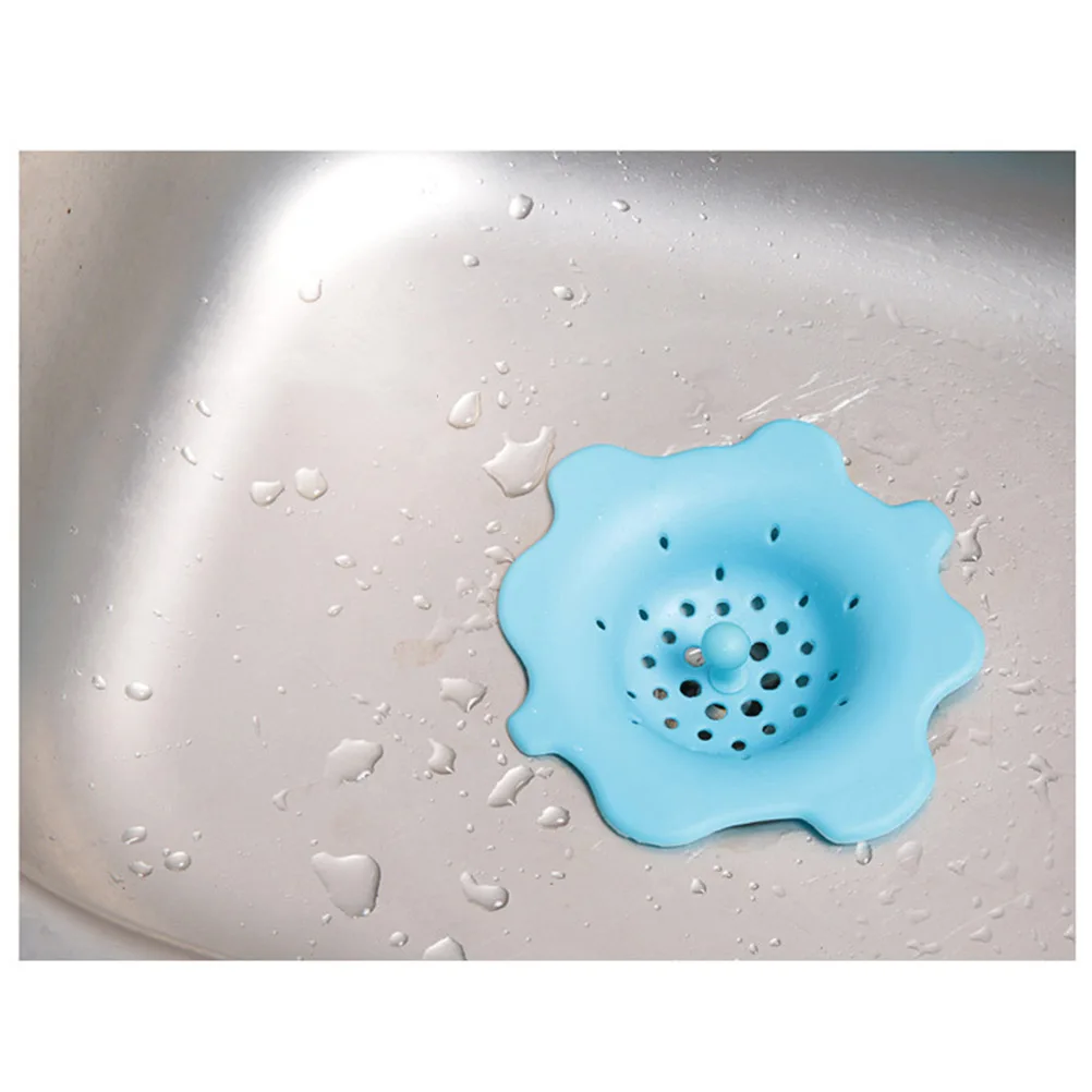 

Kitchen Sink Silicone Drain Filter For Sinks Bathtubs Showers Laundry Tubs Durable Hair Catcher Kitchen Sink Strainer
