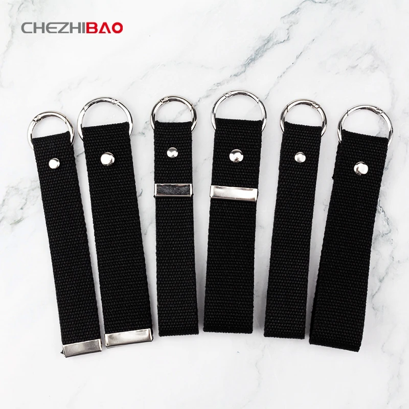 New Keychain For Car Motorcyle Door Keys Anti-lost Keyholder Keyring Thicken Wrist Strap Key Chain Backpack Handbag Pendants