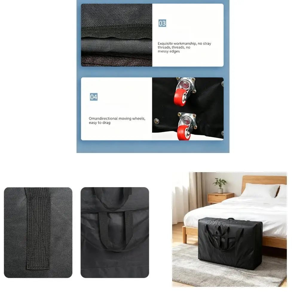  Sturdy Portable Massage Bed Carrying Case With Reinforced Stitching And Water Resistant Fabric