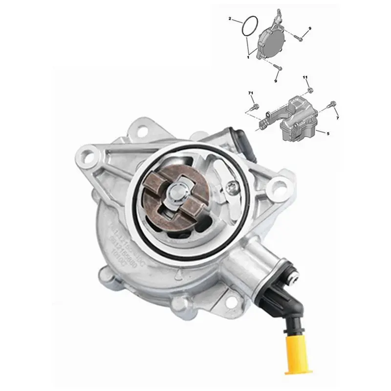 456583 1667586424 701366060 456578 Brake Vacuum Pump Air Pump For 3008 308CC 508 Citroen C4L 1.6T Accessories Parts-A61E