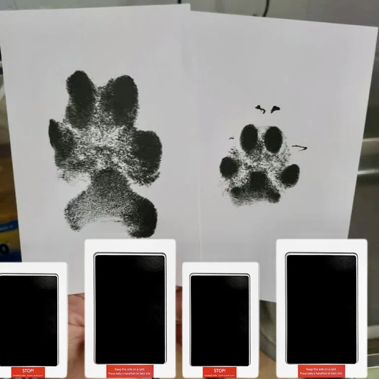 Disposable Non-dirty Claws Pet Footprint Ink Pad Printing Extension Commemorative Frame Cat Dog Souvenir Paw DIY Pet Photo Album