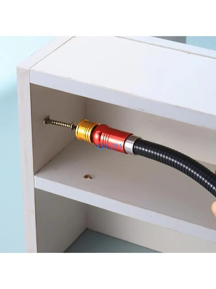 E15A Adjustable Direction Flexible Screwdriver Shafts for Hard to Reach Areas Universal for Electric Tool In Environment