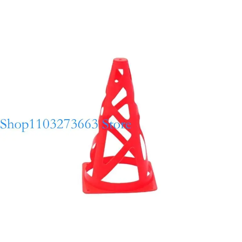 R6fe 10パックスポーツトレーニングコーン、マーカートレーニングトラフィックコーンスケートのコーン、サッカー