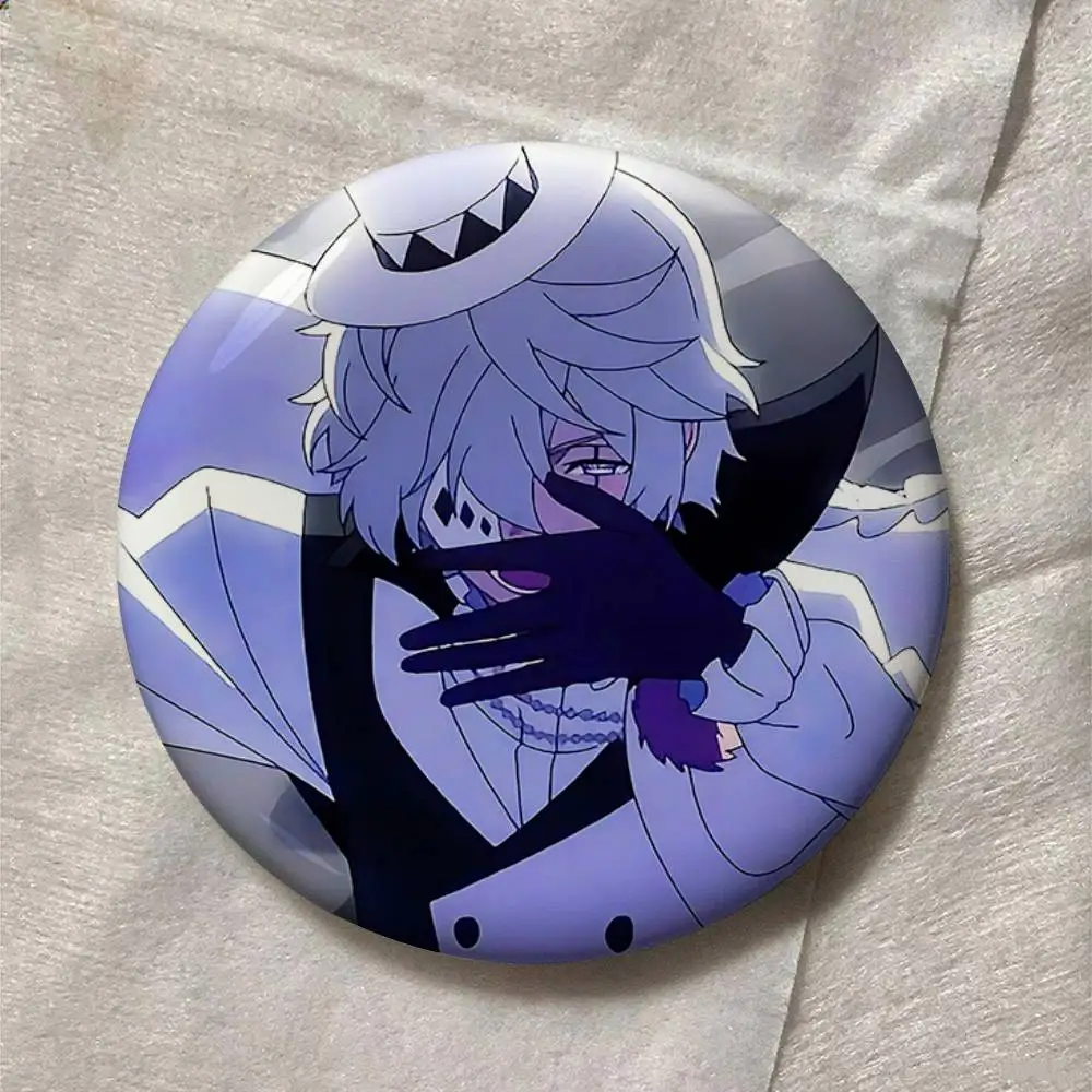 شارات Fyodor D من Bungo Stray Dogs الإبداعية صفيح زر دبوس بروش ملحقات شارة الإبداعية للأطفال والأصدقاء