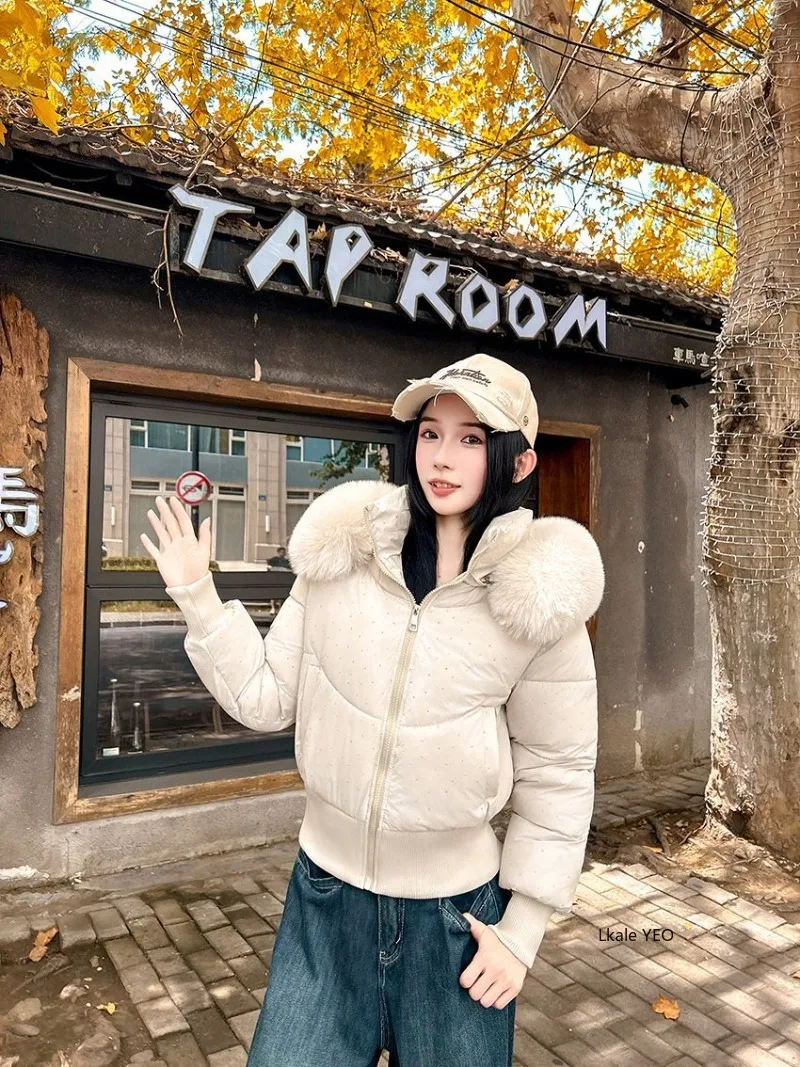 New Down Cotton Jacket 2026 Comfortable Casual Women's Winter Parka Ladies Coat Sense of Design Warm Fashion Female Jacket