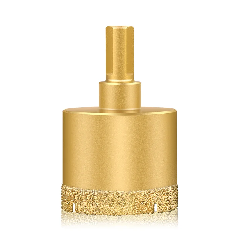 Broca para brasagem de azulejos secos, multifuncional, mármore, vitrificado, perfuração de vidro, granito, abridor de buraco seco