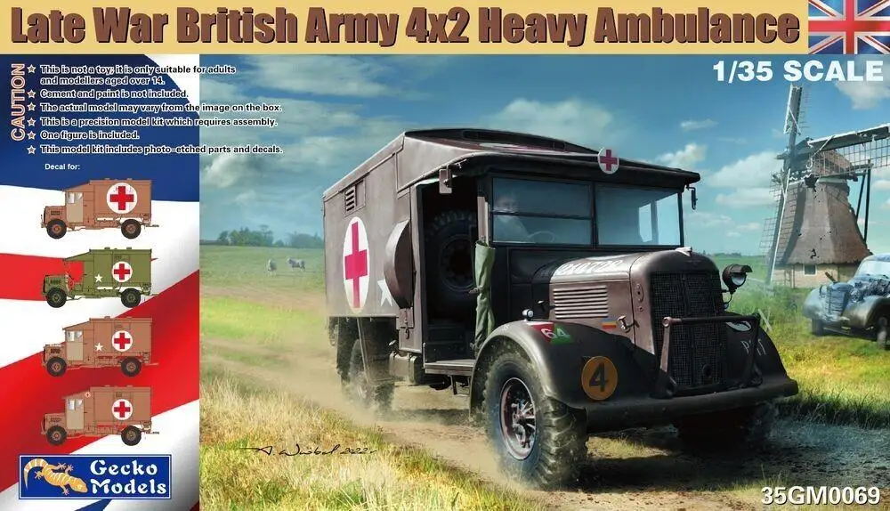 

Gecko Models 35GM0069 1/35 Late War British Army 4x2 Heavy Ambulance