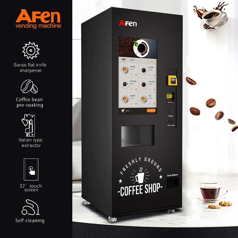 Coffee Vending Machine With Card Payment Quick Espresso Coffee Machine For Restaurant, Home, Office