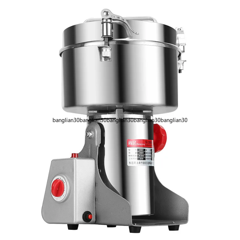 

Stainless Steel Traditional Chinese Medicine Crusher Household Electric Grain Ultra-fine Grinding Mill 800g