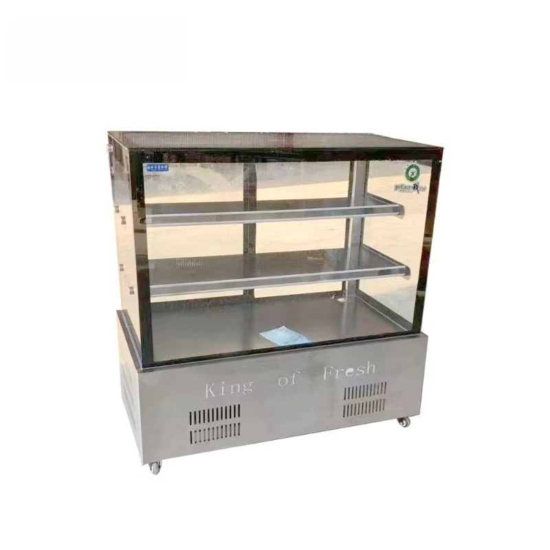 

Cake Refrigerate Display Cabinet Fruit Dessert Mousse Desktop Right Angle Commercial Air Cooling Fresh-keeping Cabinet